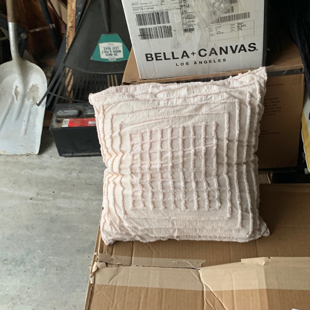 Tan pillow